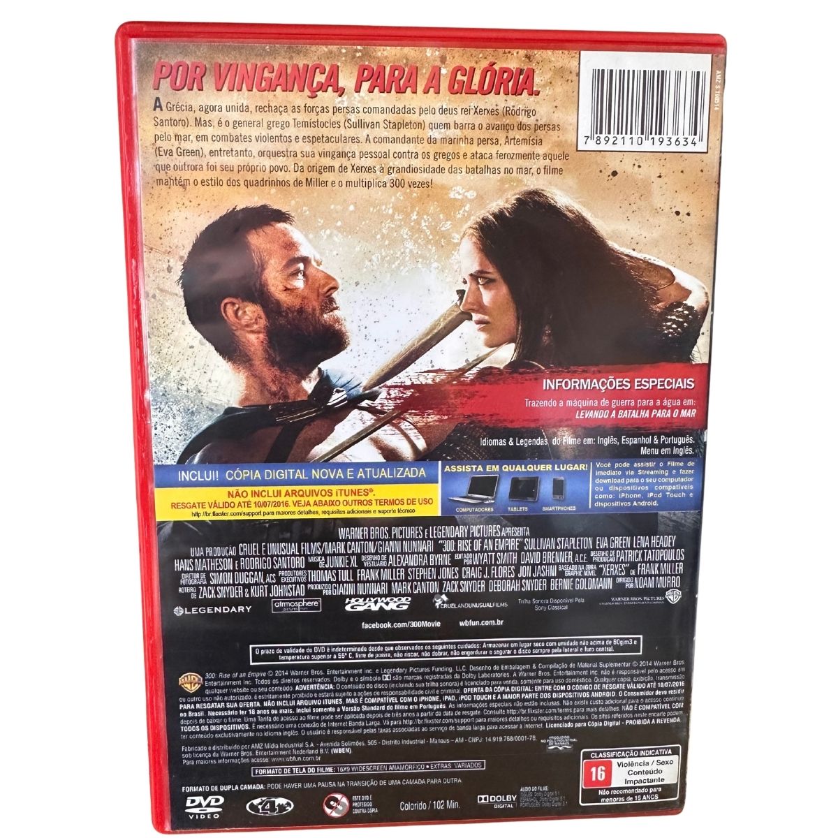 Dvd - 300 A ascensão do Império - seminovo - Imagem 4