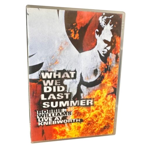 Dvd - Robbie Williams - Live at Knebworth - duplo - seminovo