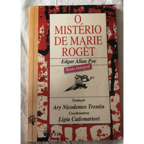 Livro - O mistério de marie - Edgar allan Poe (Usado)
