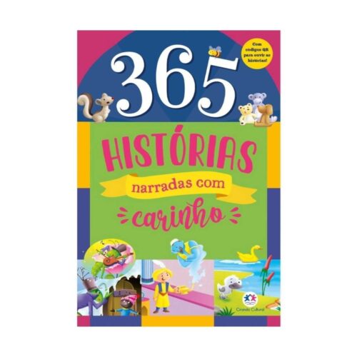 Livro - 365 Histórias narradas com carinho - Ciranda cultural (Usado)