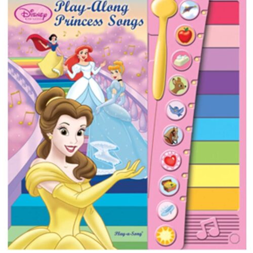 Livro - Xilofone Ilustrado Canções de princesas - Disney (Usado) - Falta Peças