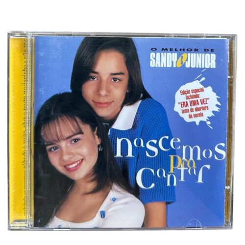 CD - Sandy & Junior - nascemos pra cantar - usado
