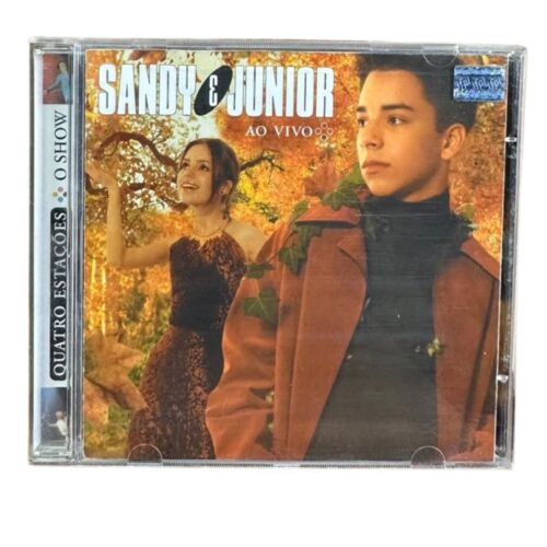 CD - Sandy & Junior - ao vivo - usado