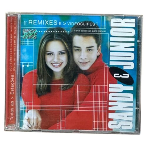 CD - Sandy & Junior - remixes - usado