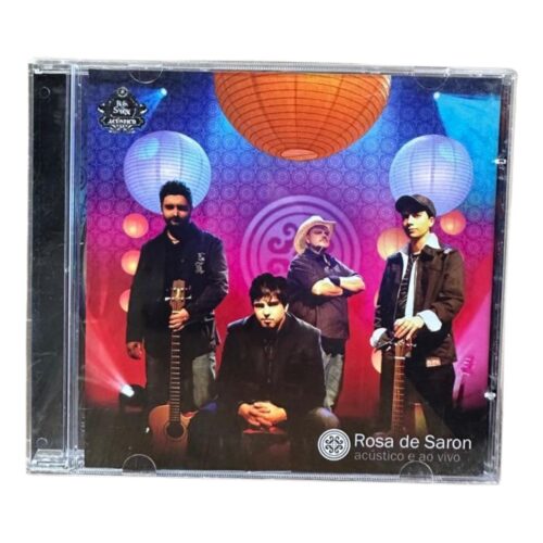 CD - Rosa de Saron - acústico ao vivo - seminovo