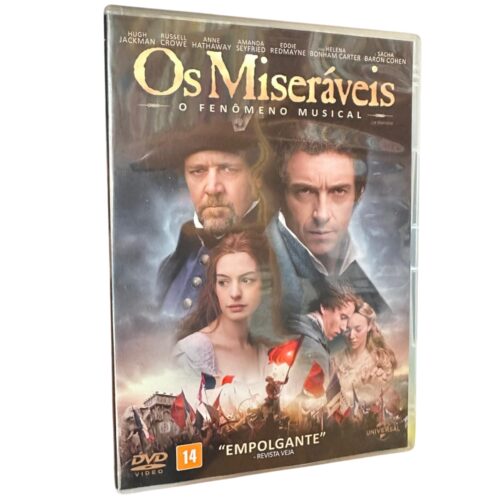 DVD - Os miseráveis - seminovo