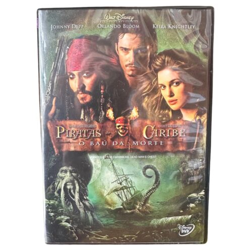 DVD - Piratas do Caribe - O baú da morte - seminovo