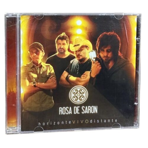 CD - Rosa de Saron - horizonte distante vivo - seminovo