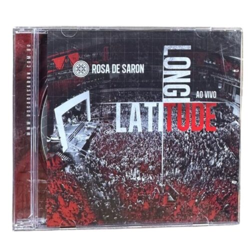 CD - Rosa de Saron - lagitude longitude ao vivo - seminovo