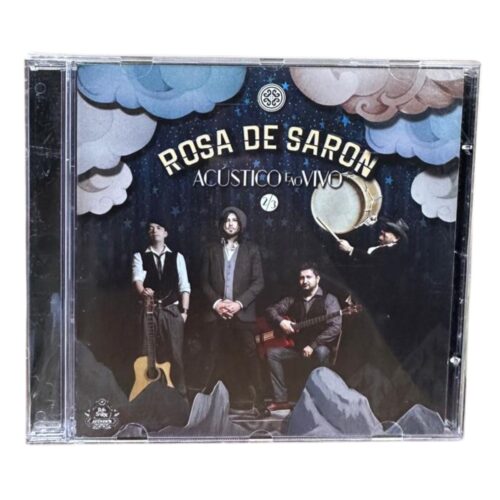 CD - Rosa de Saron - acústico ao vivo - seminovo