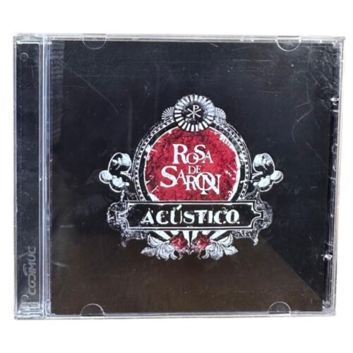 CD - Rosa de Saron - acústico 2007 - seminovo