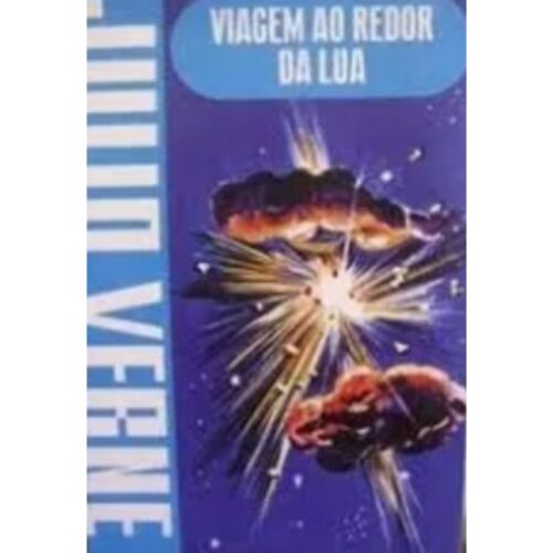 Livro - Viagem ao redor da lua - Julio Verne - Ed. Hemus (Usado )