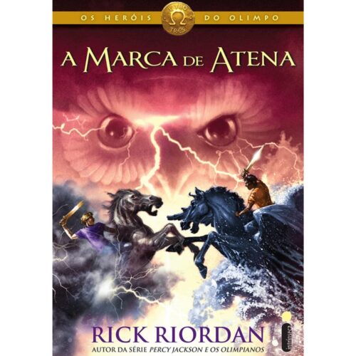 Livro -A Marca de Atena - Os Heróis do Olimpo Vol. 03 - RIck Riordan (Seminovo)