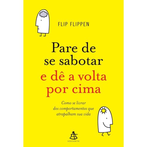 Livro - Pare de Se sabotar e de A volta por cima - Flip Flippen (Usado)
