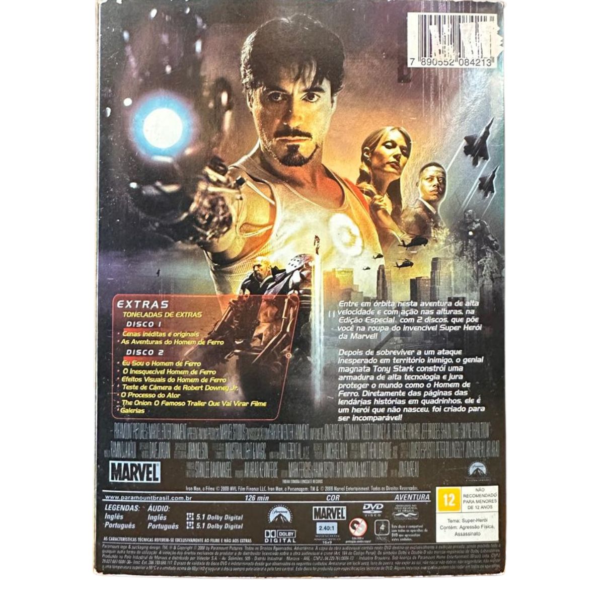 DVD - Homem de ferro - edição especial - duplo - seminovo - Imagem 4