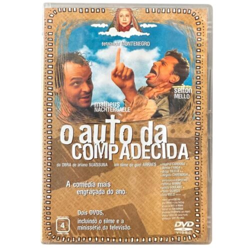 DVD - O auto da Compadecida - duplo - seminovo