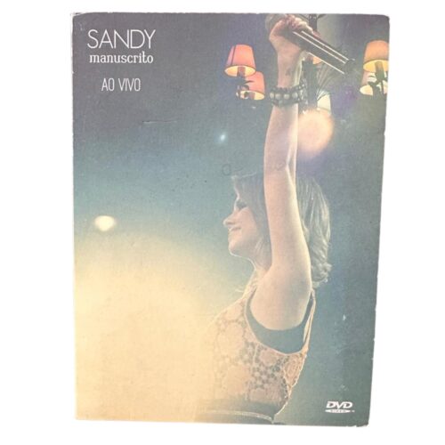 DVD - Sandy - Manuscrito ao vivo - usado