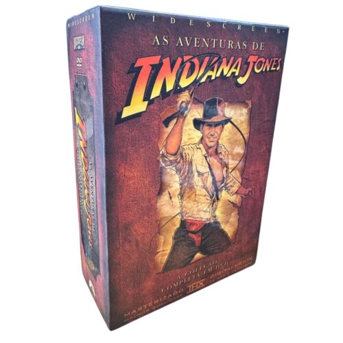DVD Box - As aventuras de Indiana Jones - Coleção completa - seminovo