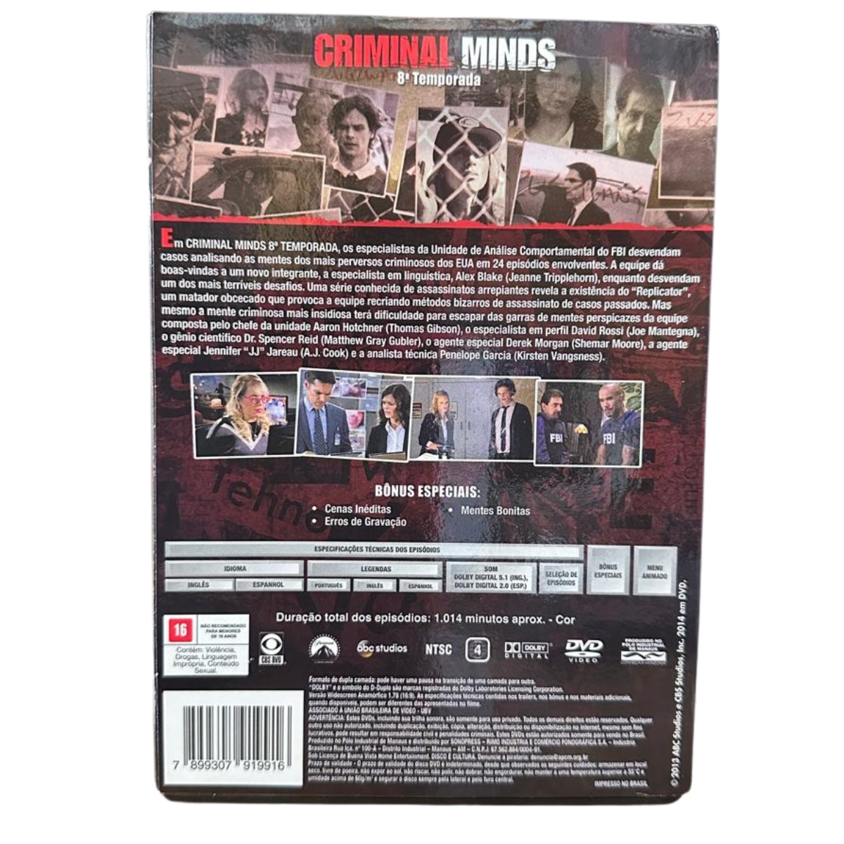 DVD Box - Criminal Minds - temporada 8 - seminovo - Imagem 2
