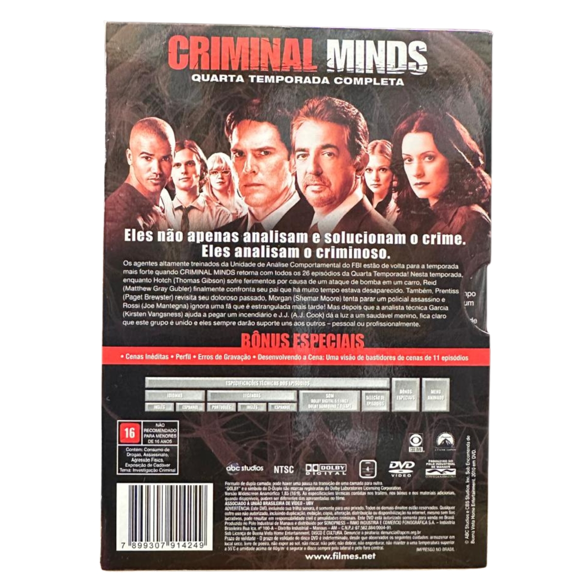 DVD Box - Criminal Minds - temporada 4 - seminovo - Imagem 4