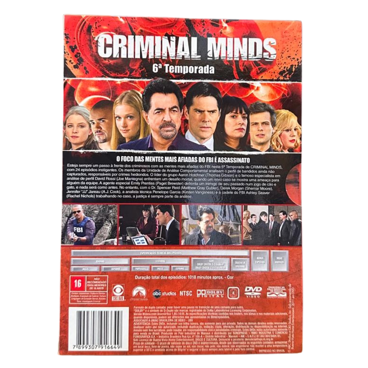 DVD Box - Criminal Minds - sexta temporada - seminovo - Imagem 2
