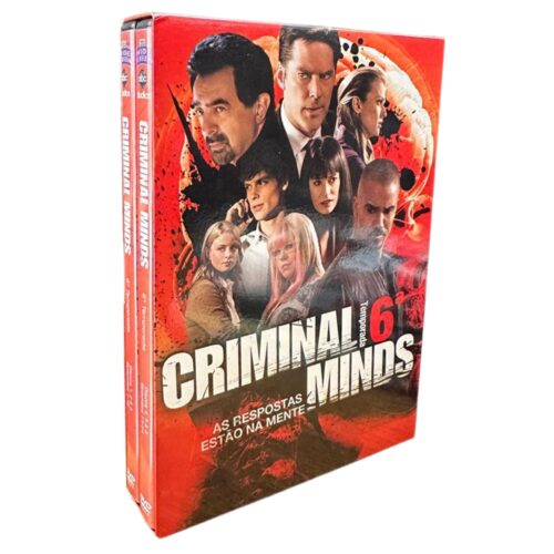 DVD Box - Criminal Minds - sexta temporada - seminovo