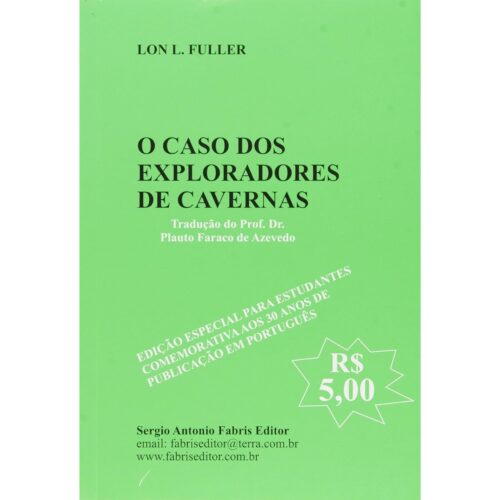 Livro - Caso dos Exploradores de Cavernas - Lon L. Fuller (Usado)