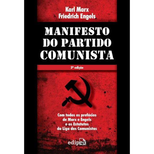 Livro - Manifesto do partido comunista - Karl Marx - Edipro Pocket (Seminovo)