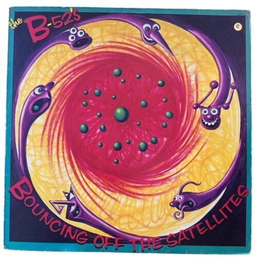 LP - The B-52's - Bouncing off the satellites - usado