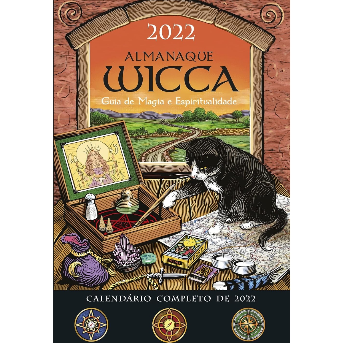 Livro - Almanaque Wicca 2022 - Pensamento (Seminovo)