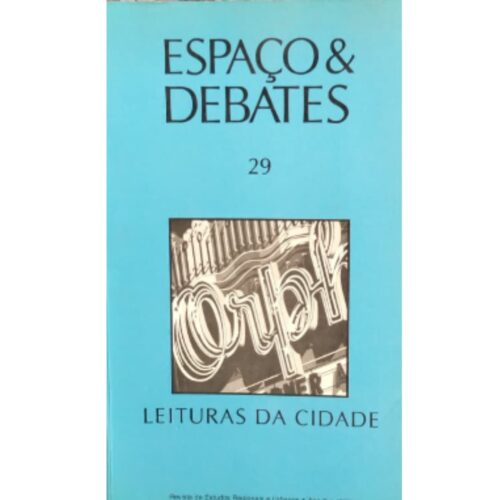 Livro - Espaço Debates 29 - Leuturas da Cidade - Neru (Usado)