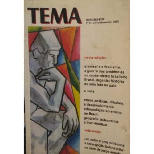 Livro - tema n 41 Julho Dezembro 2002 - Faculdades Teresa Martin (Usado)