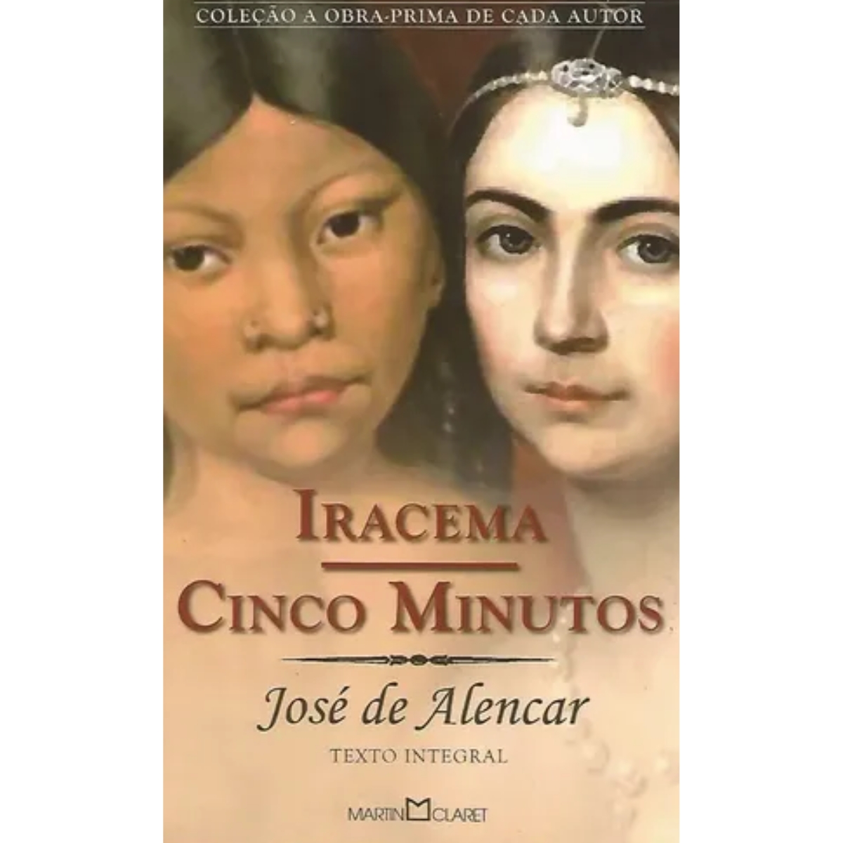 Livro - Iracema Cinco Minutos - José de Alencar - Martin Claret (Seminovo)