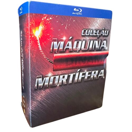 Bluray - Box - Coleção Máquina Mortífera - seminovo,45
