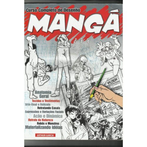 Livro - Manga - Curso Completo de desenho - Arthur Garcia (Usado)