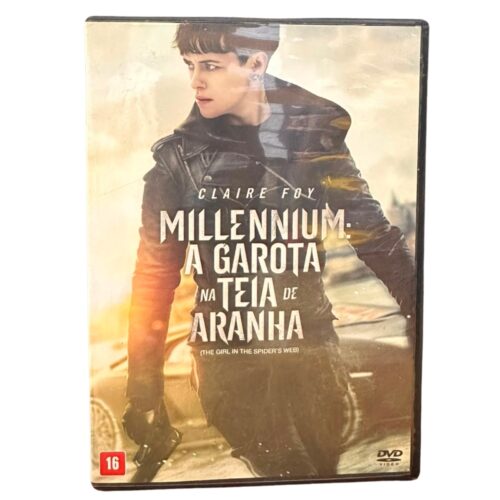 DVD - Millennium: a garota na teia de aranha - seminovo