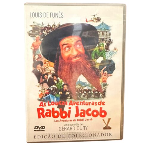 DVD - As loucas aventuras de Rabbi Jacob - seminovo