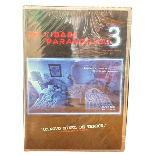 DVD - Atividade paranormal 3 - seminovo