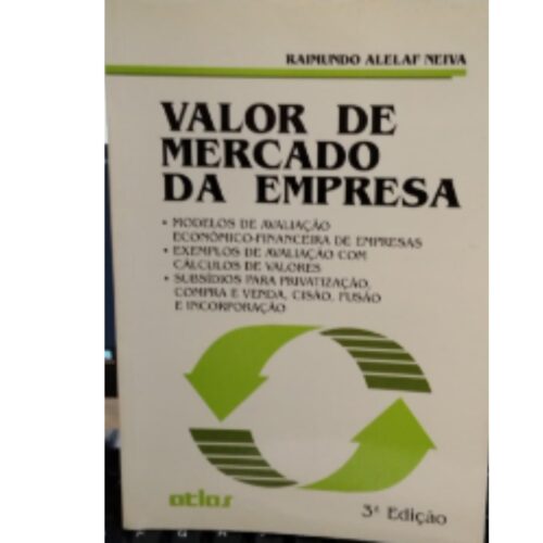 Livro - Valor de Mercado da empresa - Raimundo Alelaf Neiva (Usado)