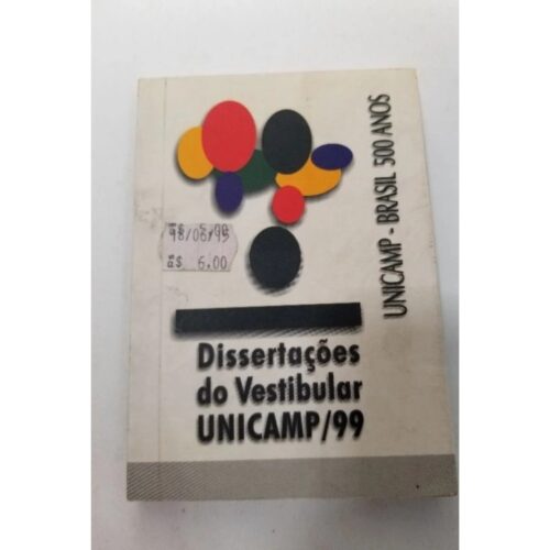 Livro - Dissertações do Vestibular Unicamp 99 (usado)