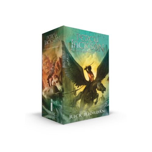 Livro - Box Percy Jackson e os Olimpianos - Série Completa 5 Volumes - Rick Riordan (Usado)