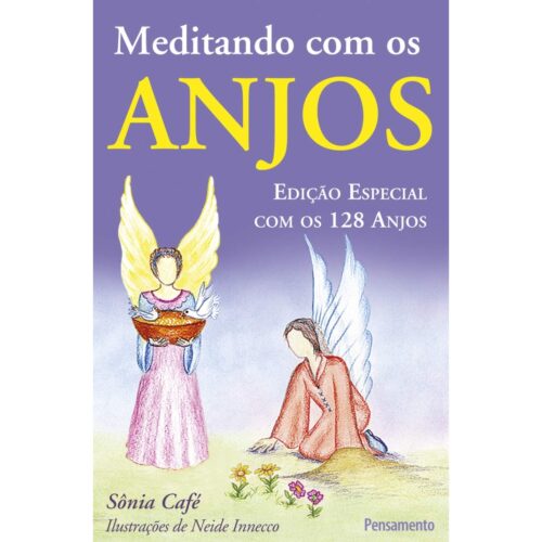 Livro - Meditando com os anjos - Sônia Café (Usado)