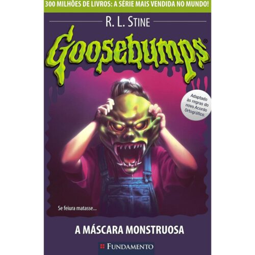 Livro -A máscara Monstruosa - Goosebumps - R. L. Stine (Usado)
