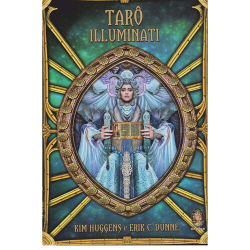 Livro - Tarô Illuminati - Kim Huggens-  Com Box  - Com 78 Cartas -  (Usado)