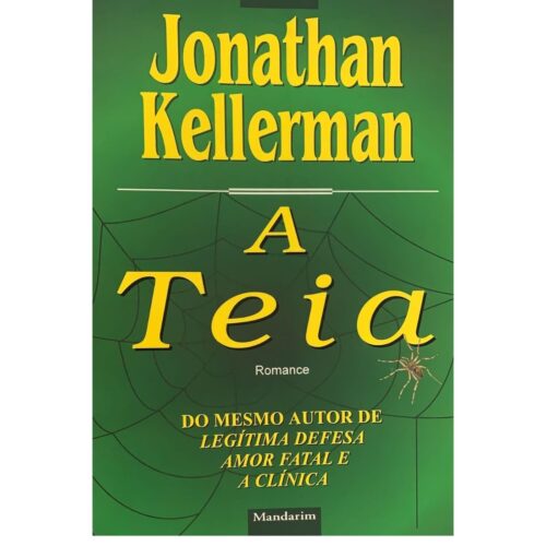 Livro - A teia - Jonathan Kellerman (Usado)