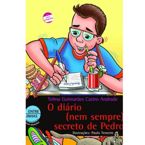 Livro - O Diário Nem sempre secreto de pedro - Telma Guimarães Castro Andrade (Usado)