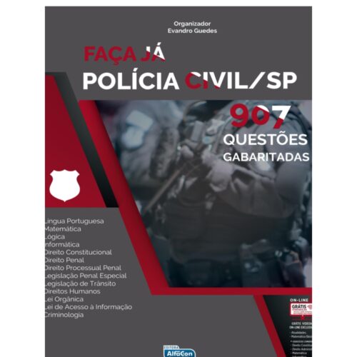 Livro - Faça já Policia Civil Sp  - Evandro Guedes (Usado)