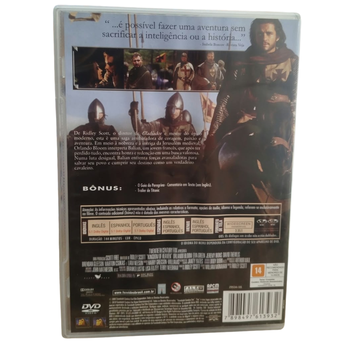 DVD FILME - Cruzada (seminovo) - Imagem 2