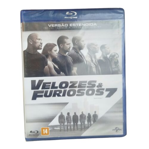 BLURAY - Velozes e Furiosos 7 (seminovo)