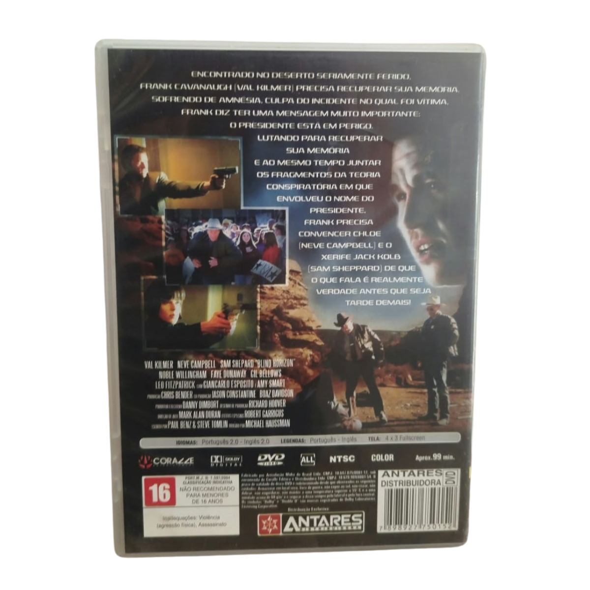 DVD FILME - O Assassino do Presidente (seminovo) - Imagem 2